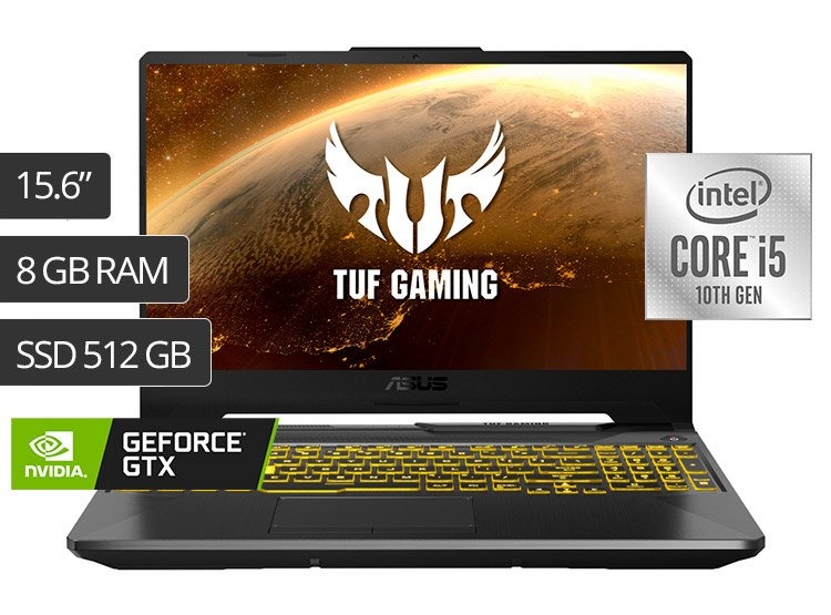 Notebook Gamer ASUS TUF Gaming F15 de 15.6“ 